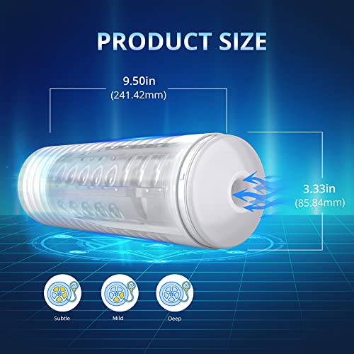 LOVENSE Max 2 Automatic Male Masturbator, Electric Vibration Machine Pocket Pussy with 360 Degree Contractions, Massager Penis Stroker Sucking Toys, 3D Realistic Pussy Pocket Oral Sex Toys for Men