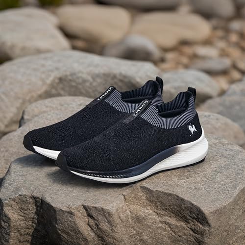 Image of Neeman's Grip Fit Slip Ons for Men | Casual Shoes for Men | Lightweight & Comfortable | Trendy Stylish EVA Sole Shoes | Flexible, Breathable Walking Shoes for Men