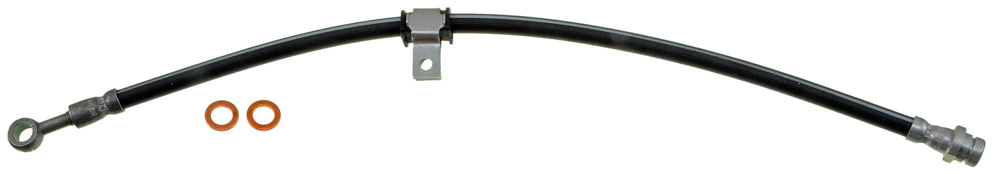 BRAKE HOSE - Brake Hydraulic Hose - Brake Line - Brake Hose - This automotive brake hydraulic hose was precision-engineered to match the fit, function and performance of the original brake hose on specific vehicles and positions to ensure safe, long-lasting durability as part of a complete brake repair. - Honda Accord 1983-82 - Dorman H108546 Brake Hydraulic Hose Compatible with Select Honda Models