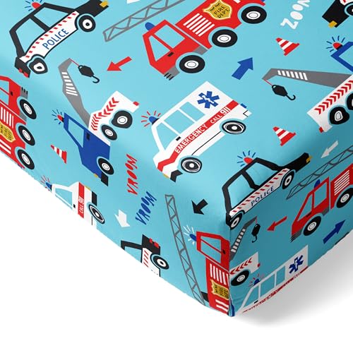 Image of Little Sleepies Baby Crib Sheets, Buttery Soft Viscose from Bamboo Crib Sheets for Boys & Girls, Toddler Bed Sheet, Standard Crib Mattress Sheet, Super Stretchy & Elasticized (to The Rescue)