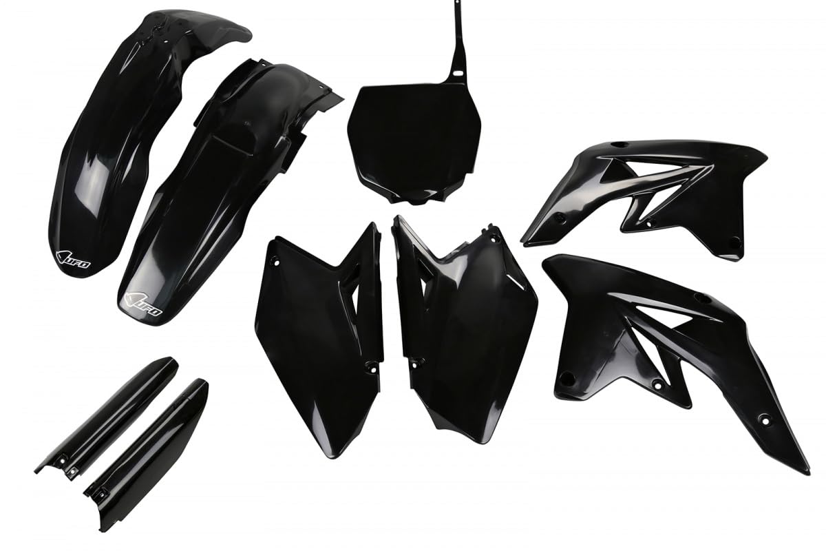 UFO Plastic Kit Fits Suzuki RMZ 250 07-08 Black