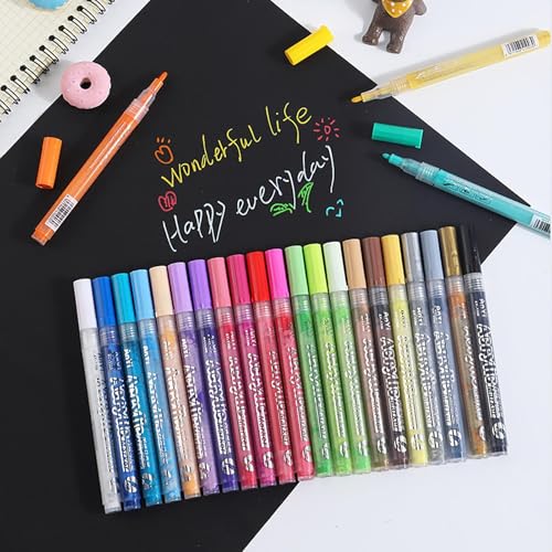 Crayons de coloriage étanches pour peindre sur roche sans effacement - 6