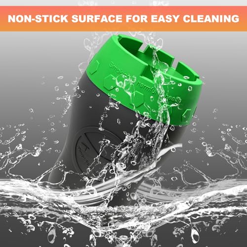 Image of Car Silicone Ashtray, Smokeless Drop-Proof Auto Ash Tray for Cup Holder, Windproof Portable Vehicle Cigarette Ash Tray for Home Outside Office, Interior Car Accessories (Green)