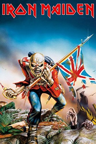 1art1 Iron Maiden Poster Eddie The Trooper Stampa