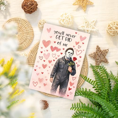 Funny Halloween Love Card, Spooky Horror Romance Halloween Card for Her Him - image 6