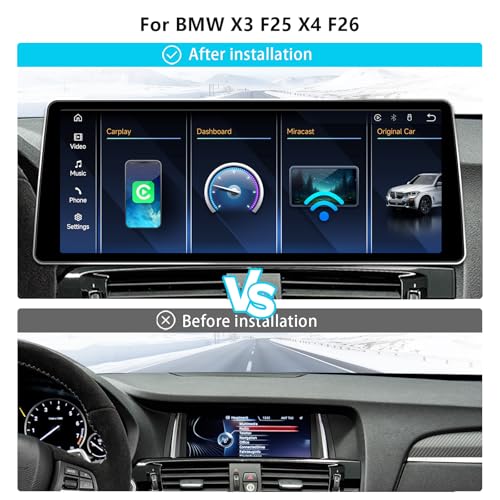Radio con pantalla táctil QLED 12.8 pulgadas para BMW miniatura 3