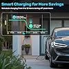 EV Charger CEE Plug 7kW 1 Phase Adjustable Current 10-32A Type 2 Charging Cable/Mobile Charging Station with LED Display Timing Delay 1-12Hours& Storage Bag,5M #2