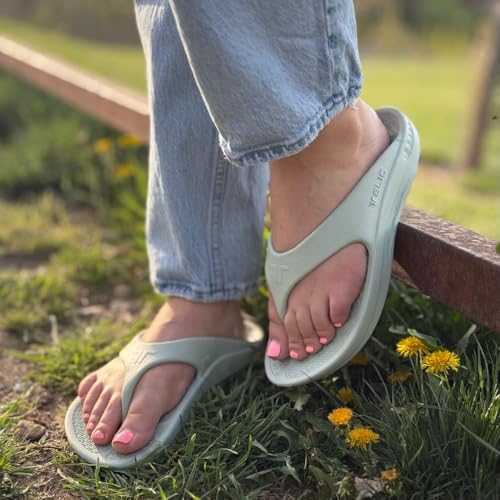 Image of Telic Unisex Adult Energy Flip Flop Arch Support Cushioned Sandals