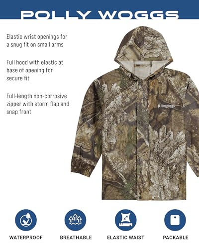 Image of FROGG TOGGS Youth Polly Woggs Waterproof Breathable Rain Suit