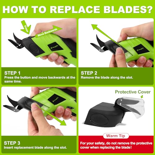 Yougfin 4.2V Cordless Electric Fabric Scissors with Case - image 4