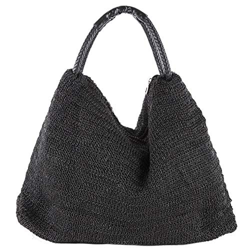 Sac à bandoulière Casilda Noir en tissu idéal pour vos sorties urbaines
