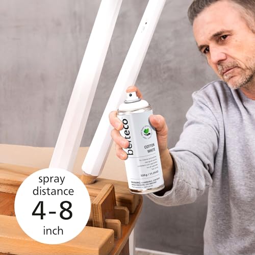 Image of Cotton White Matte Spray Paint | Water-based Spray Paint White