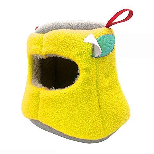 ZYP-2-Packs-Winter-Warm-Bird-Nest-Bird-Snuggle-Cave-Shed-Hut-Hanging-Hammock-Cage-Plush-Birds-Hideaway-Sleeping-Bed-House-for-Parakeet-Cockatiel-Conure-Cockatoo-Macaw