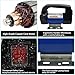 BOBBITT Diesel Transfer Pump AC 12V 175W,Electric Fuel Transfer Pump12GPM Self-Priming Diesel Fuel Pump Kit with Manual Nozzle & 2 Hoses NPT Threads Fitting for All Kinds of Machinery, Tractors,etc