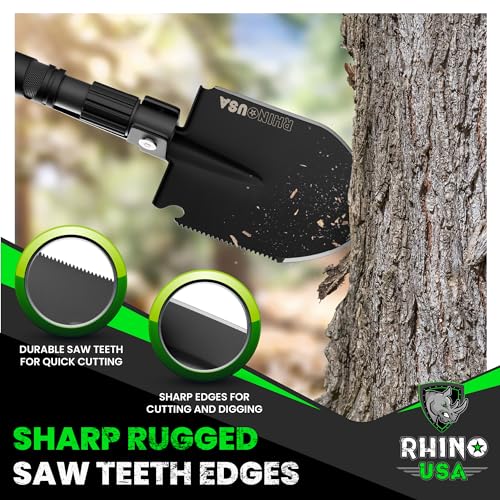 Rhino Usa RNO-ETOOL-2 Survival Shovel W/Pick thumb #3