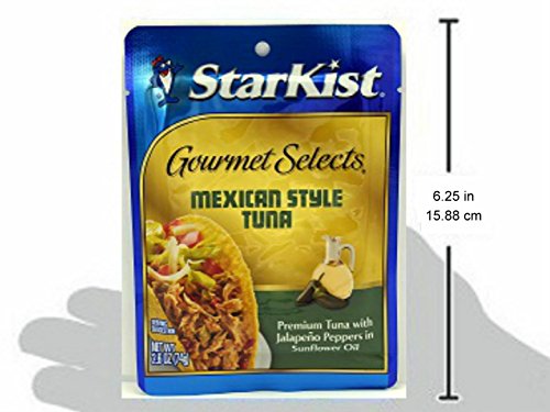 Starkist Gourmet Selects, Mexican Style Tuna, Single Serve 2.6-Ounce Pouch (Pack Of 12) #TOP4