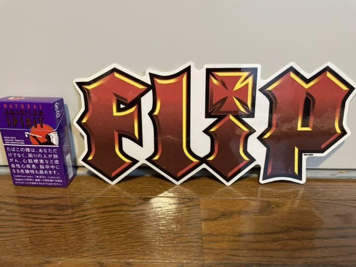 FLIP Large Logo Sticker baker deathwish