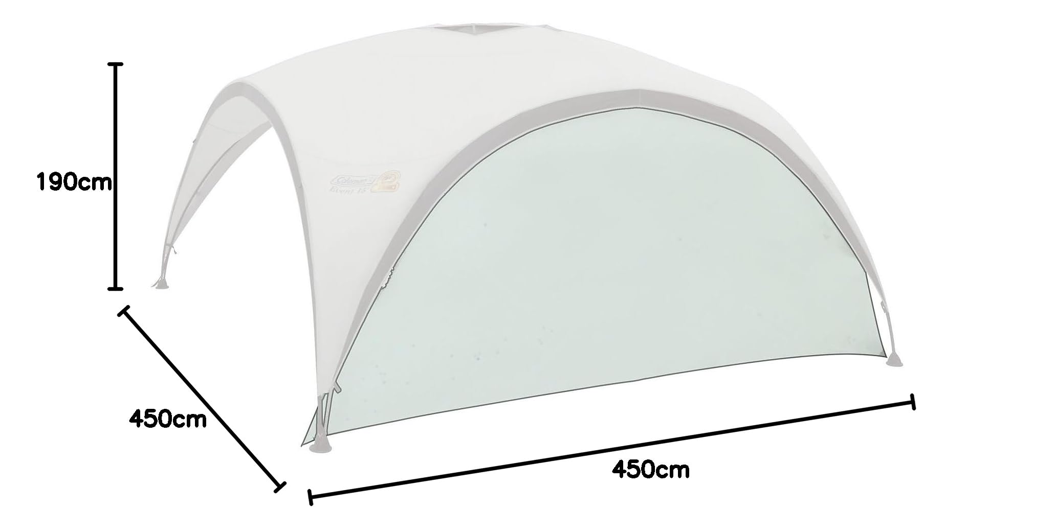 Coleman Event Shelter Parois fermée