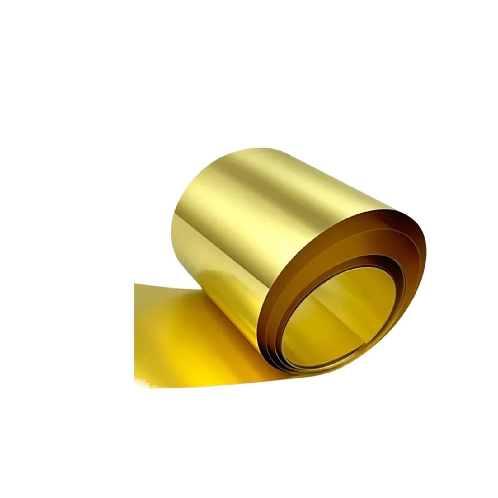 Cienka taśma z mosiądzu H62 Blacha mosiężna Taśma foliowa w rolce Złota grubość 0,01-0,2 mm Szerokość 10-400 Długość 1 m(0.2x400x1000mm)