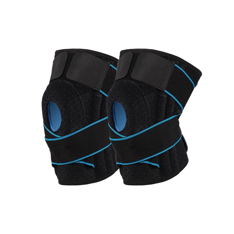 Diving Material Adjustable Knee Pads Silicone Breathable Pressurized Sports Spring Support