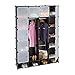 Relaxdays Armario Ropero Modular XXL, Negro, 36.5x145x198 cm