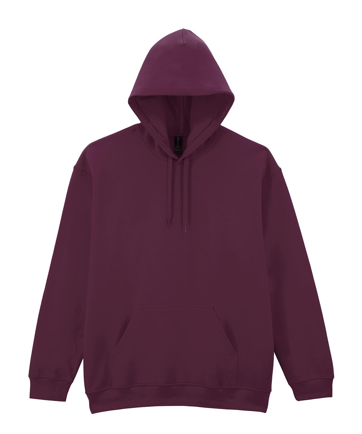 Coozo Men's Maroon Adult Softstyle Hoodie Sweatshirt - L