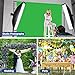 EMART 10x7.7ft Rolling Backdrop Stand with Wheels, Adjustable and Movable Photo Backdrop Banner Stand for Studio Photography, Wedding, Party Decoration, Video Recording, Events Decoration