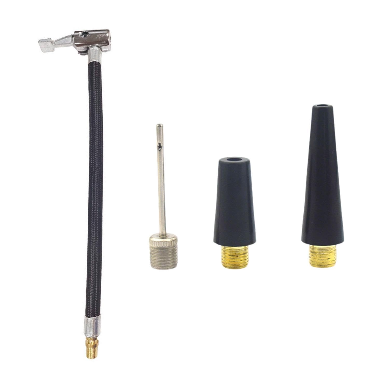 Tubo Gonfiabile Da 1 -Parte E 3 Pezzi Di Ugelli Di Aria In Metallo, Strumenti Di Estensione Dell'Ugello Della Valvola, Tubo Di Flazione Dei Pneumatici, Accessori Per Pneumatici.