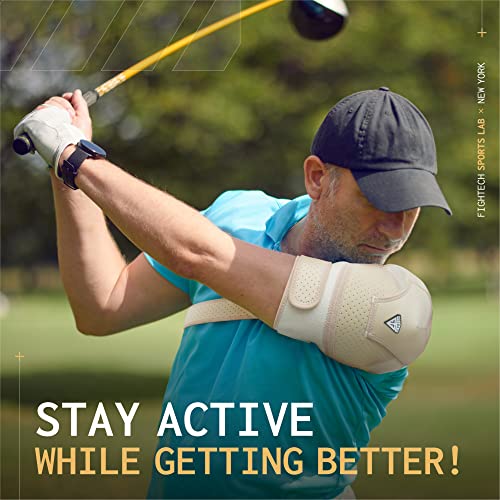 Shoulder Brace For Torn Rotator Cuff - 4 Sizes - Shoulder Pain Relief, Support And Compression - Sleeve Wrap For Shoulder Stability And Recovery - Fits Left And Right Arm, Men & Women (Nude, Large/X-Large) #TOP2