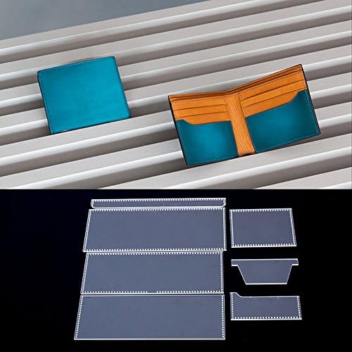 NW Short Acrylic Template Wallet - Leather Pattern Templates for Bags