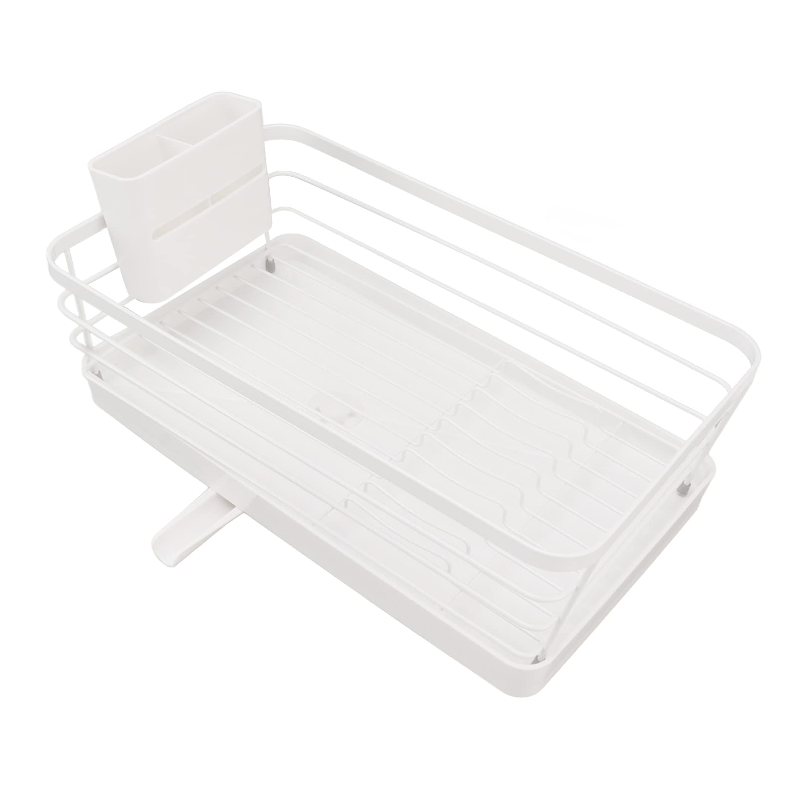 Küchengeräte, Küchenorganisation, Geschirrständer, Moderne, große Kapazität, rostbeständig, platzsparende Abtropfgestelle mit Abtropfschale für die Küchentheke (Klein)