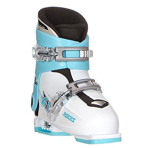 Roces Idea Up G Girls Ski Boots - 19-22/White-Light Blue-Black (2 Buckle) - Image 6