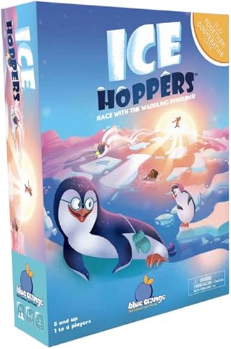 Ice Hoppers - Divertido juego de mesa cooperativo preescolar  Juego educativo de pingüinos para niños y familias por Blue Orange Games  1 a 4