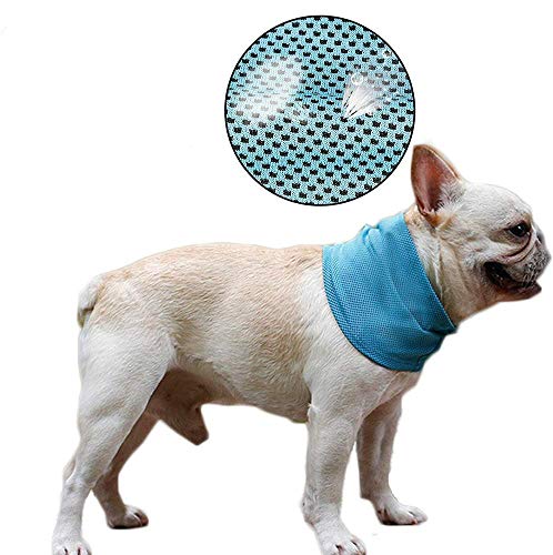 DELIFUR 2 Pcs Dog Instant Cooling Scarf Summer Pet...