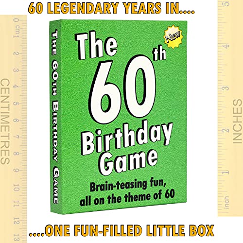 GoForItGames.com 60th Birthday Gifts for men and women. Make it a Happy 60th Birthday with this amusing little 60th party quiz game idea or icebreaker. Fun for everyone turning 60 years of age - Image 6