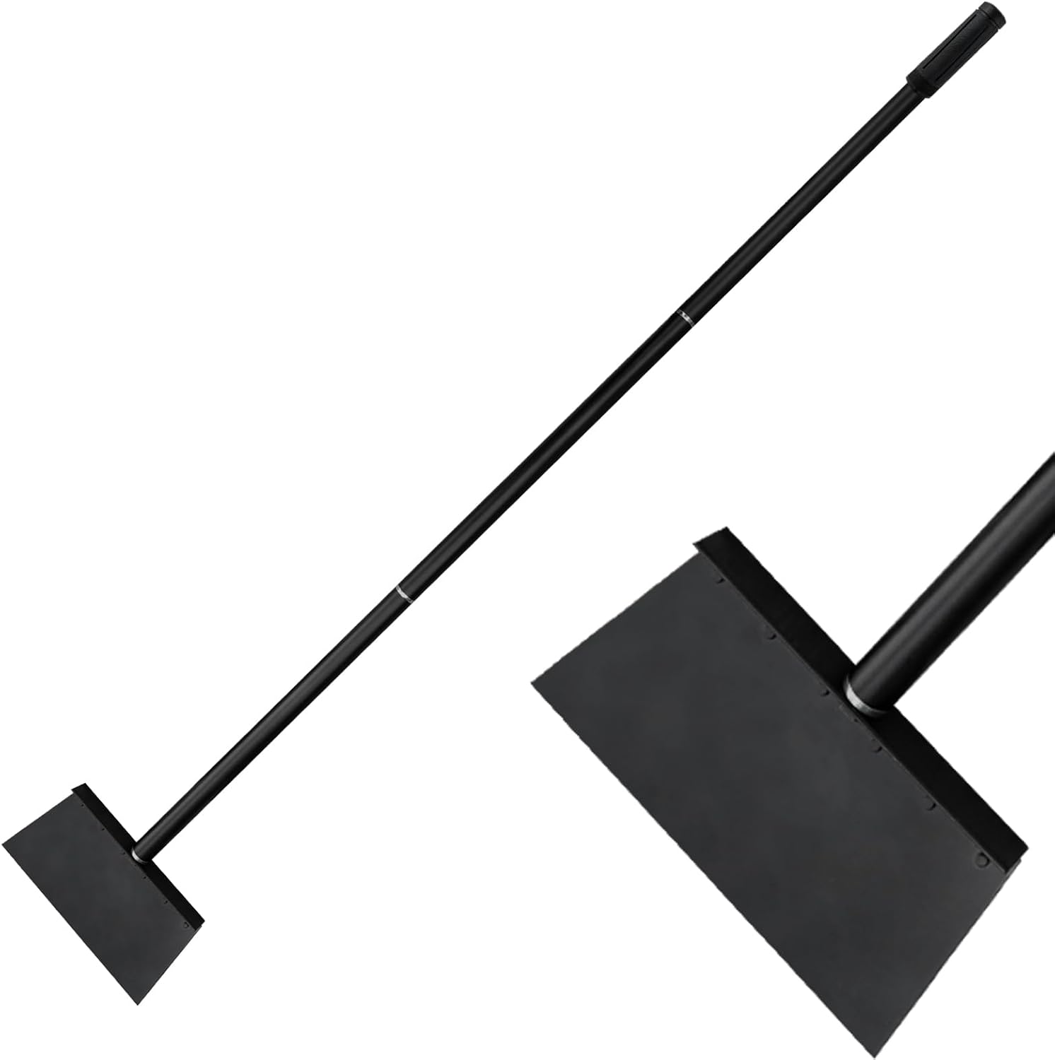 Garden Flat Shovel,53.5" Multifunctional Cleaning Shovel,Weed Scraper Tool Long Handle,Gardening Sidewalk Floor Scraper for Weeds,Garden Tool for Outdoor Landscaping Weeding/Digging,Ice Scraper