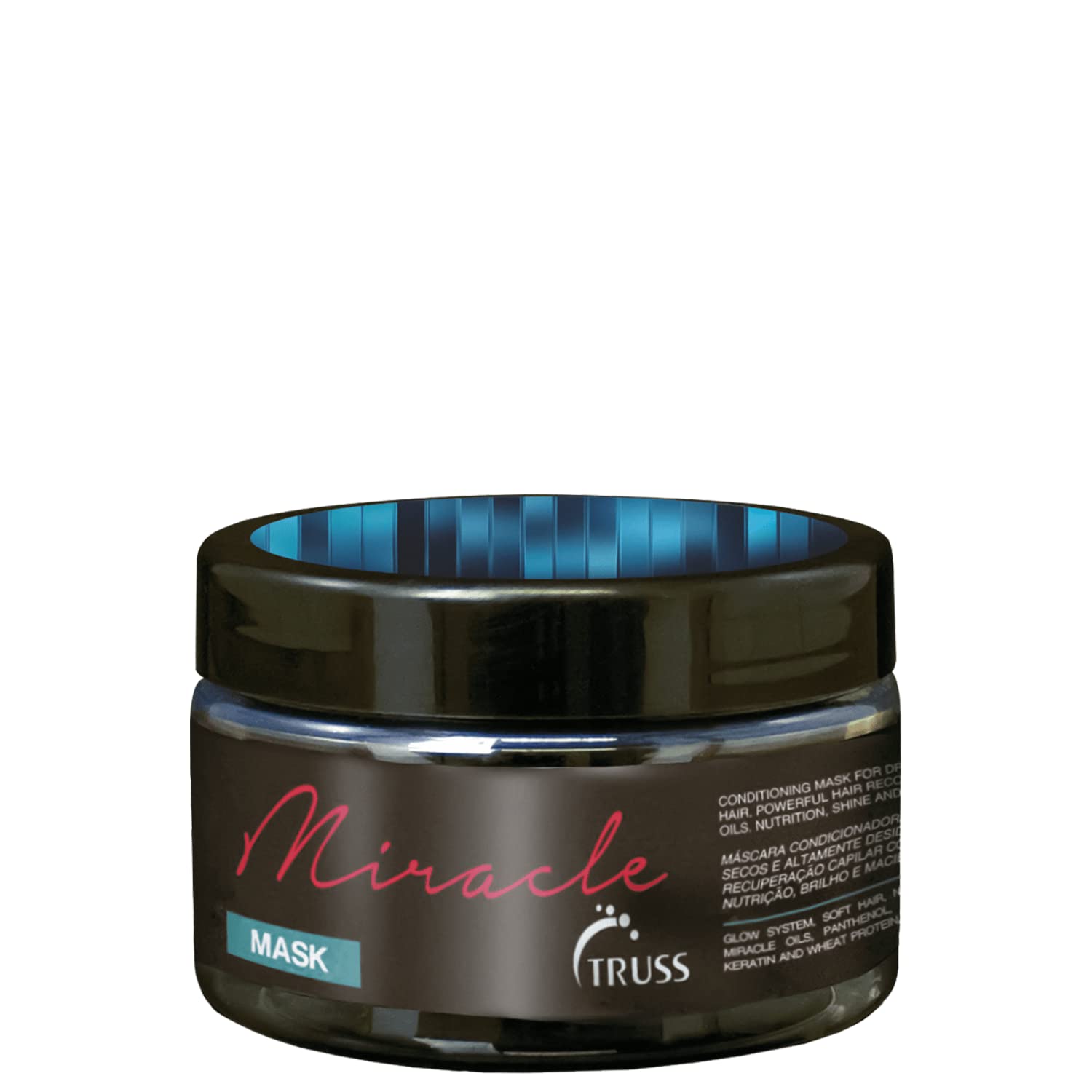TRUSS Professional Miracle Mask - Hydrating Hair Mask + Full Protein Hair Treatment for Frizz Control, Deep Moisture and Damage Repair - Detangle + Protect with Natural Proteins + Keratin (8.8 oz)