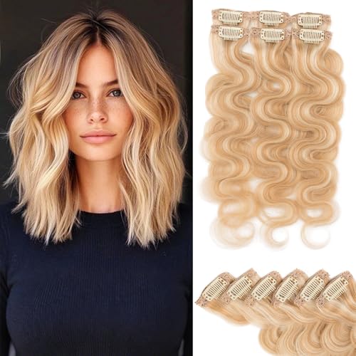 Rich Choices Clip In Hair Extension Real Human Hair-Wave/Curly 6