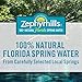 Zephyrhills 100% Natural Spring Water plastic jug with handle, 101.4 oz