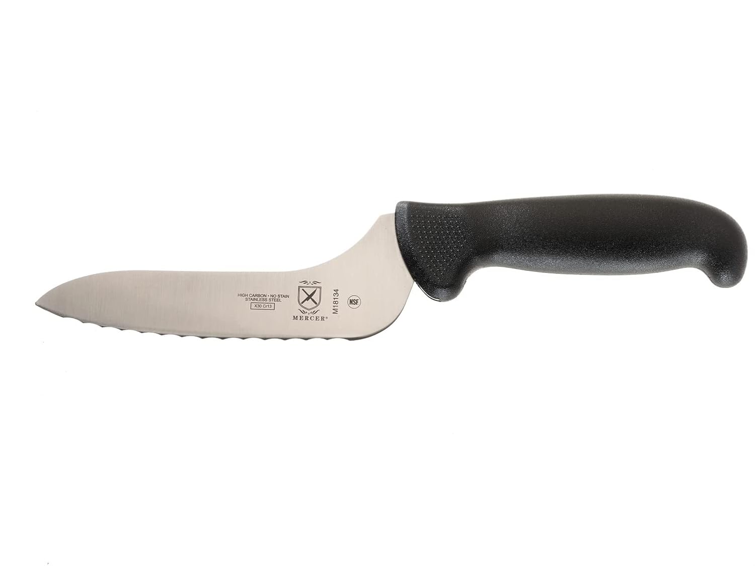 Mercer Culinary M18134BK Bread Knife 6-Inch Millennia Black