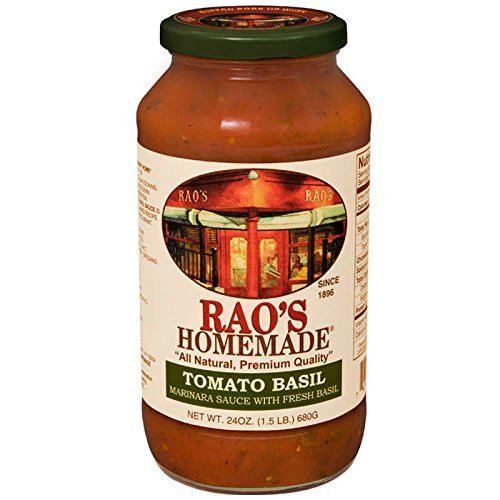 Raos Specialty Food Homemade Tomato Basil Premium Pasta Sauce, 24 Ounce -- 12 per case. by Raos Specialty Food