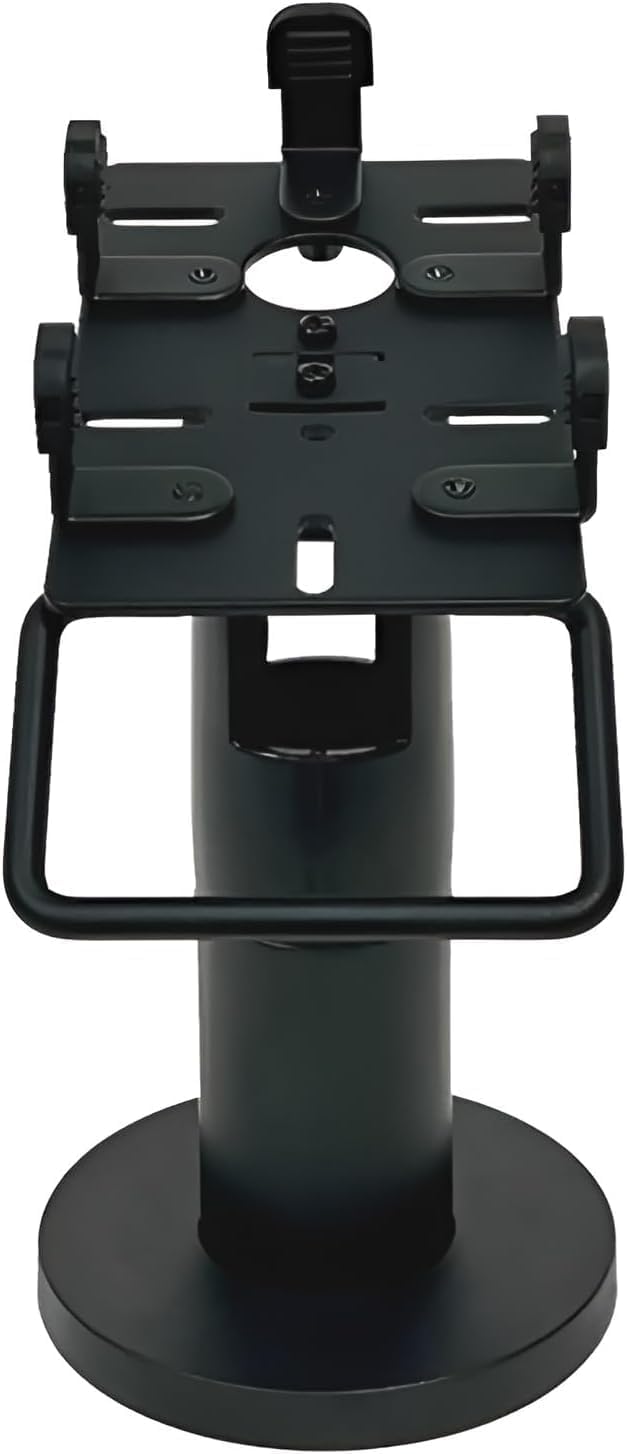 Universal Credit Card Terminal Stand - (Ingenico, Verifone, Dejavoo, Pax) - 360° Swivel & Tilt Countertop POS Card Reader Holder - Fits Most Payment Terminals - Adhesive or Bolt-Down Mount