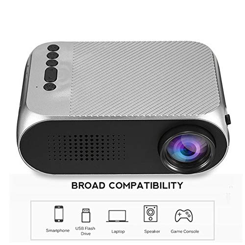 Cinéma Maison Vidéoprojecteur Projecteur Mini projecteur LCD Portable Home Cinéma Projecteur USB SD AV HDMI 400 Lumens 1080 P HD LED Portable Projecteur Retroprojecteur Super Brillant Cover