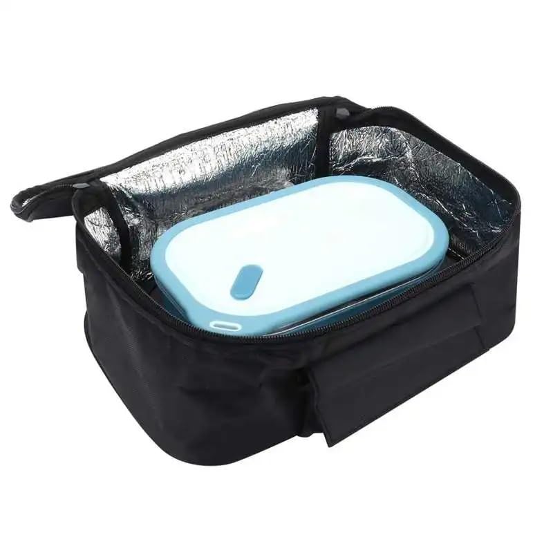 Einrichtungsgegenstände Tragbare Mini-Auto-Mikrowelle, 12 V, elektrischer Ofen, schnelle Picknick-Box für Reisen, Camping, Essen, Kochen