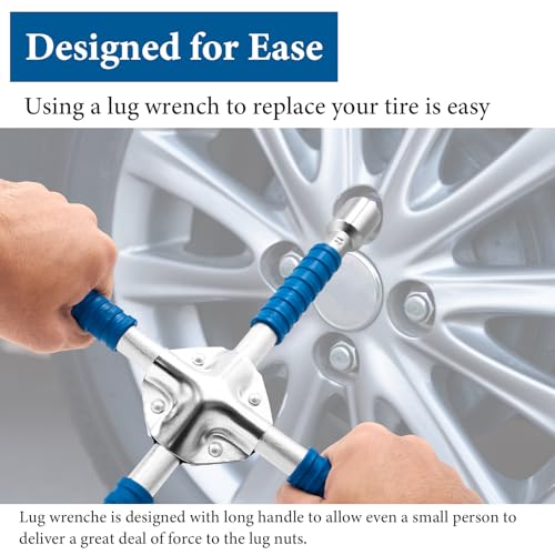 Llave cruzada de coche resistente ETERNA de acero para cambiar ruedas 3