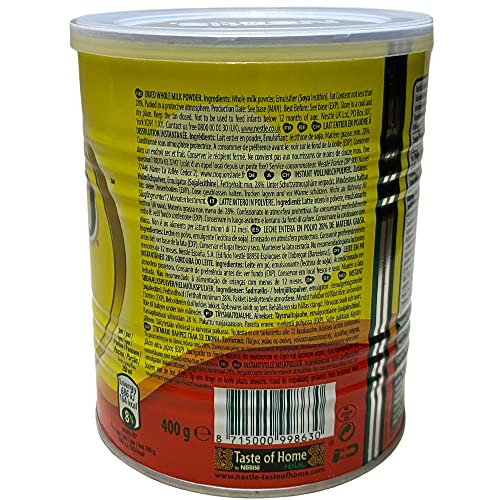 Milchpulver Nido 400 g Packung