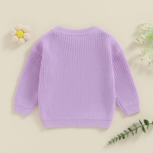 baby girl boy knit sweater blouse pullover sweatshirt warm crewneck long sleeve tops for infant toddler