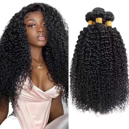Wahairse Human Hair Bundles 8 10 12 Inch 1B Jerry...