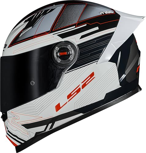 Capacete Masculino Ls2 Ff358 S Digital Preto Spoiler Moto (58)