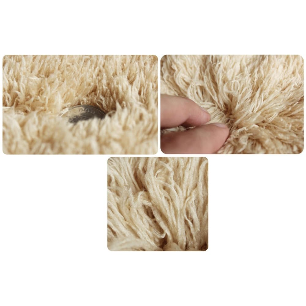 Alfombra de baño antideslizante de felpa y absorbente, 140 x 200 cm, suave para ducha, sala de estar, dormitorio, comodidad acogedora y alta absorción